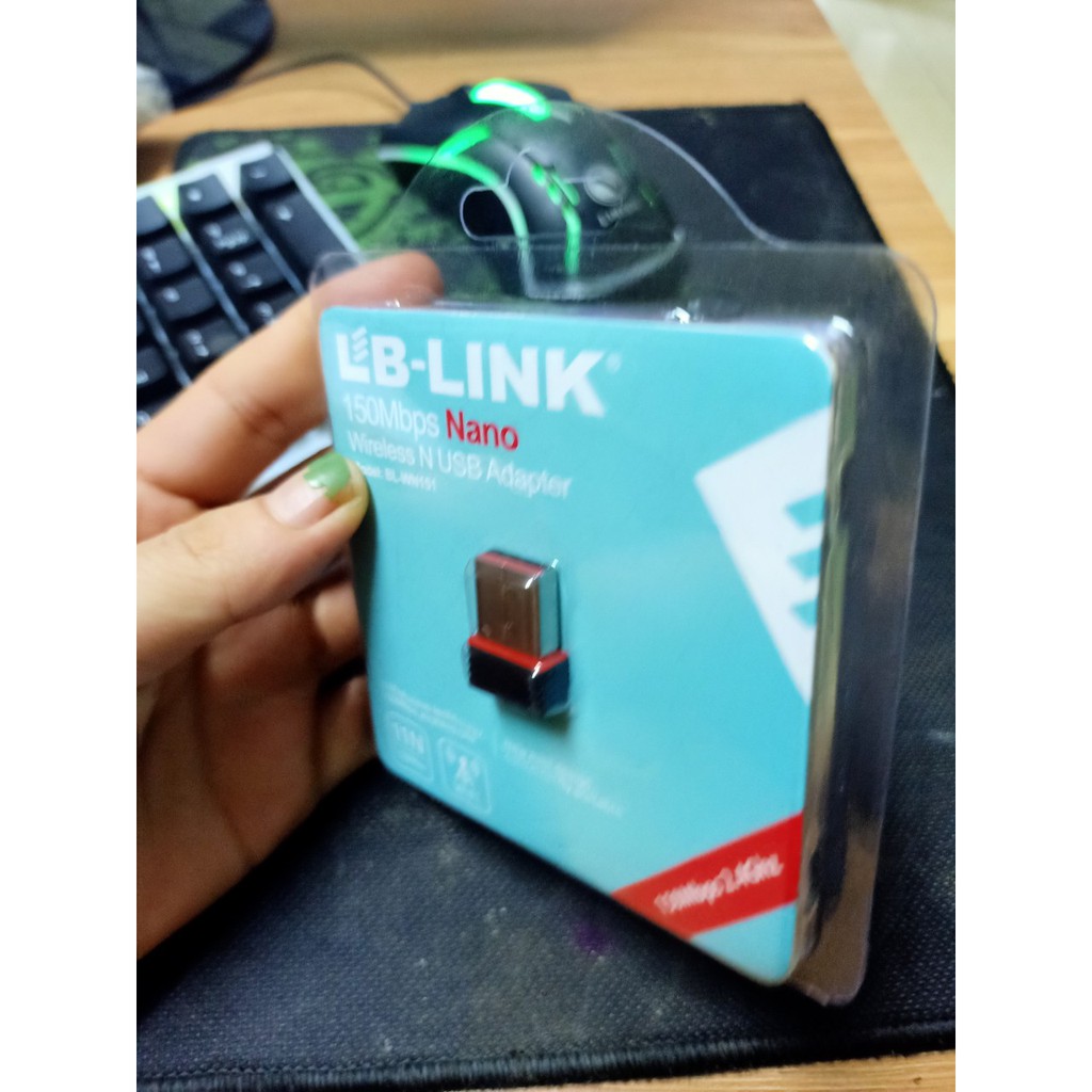USB WIFI LB-LINK thu wifi cho máy tính bàn, laptop