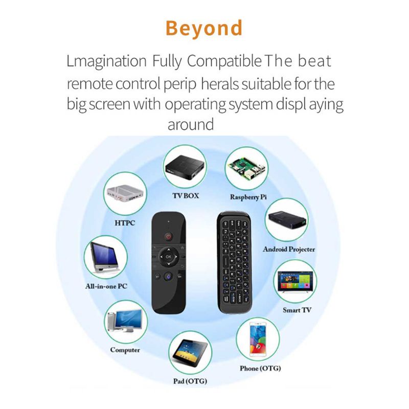Bàn PhíM + ChuộT Bay ĐiềU KhiểN BằNg GiọNg NóI 2 4G Cho android tv box IR