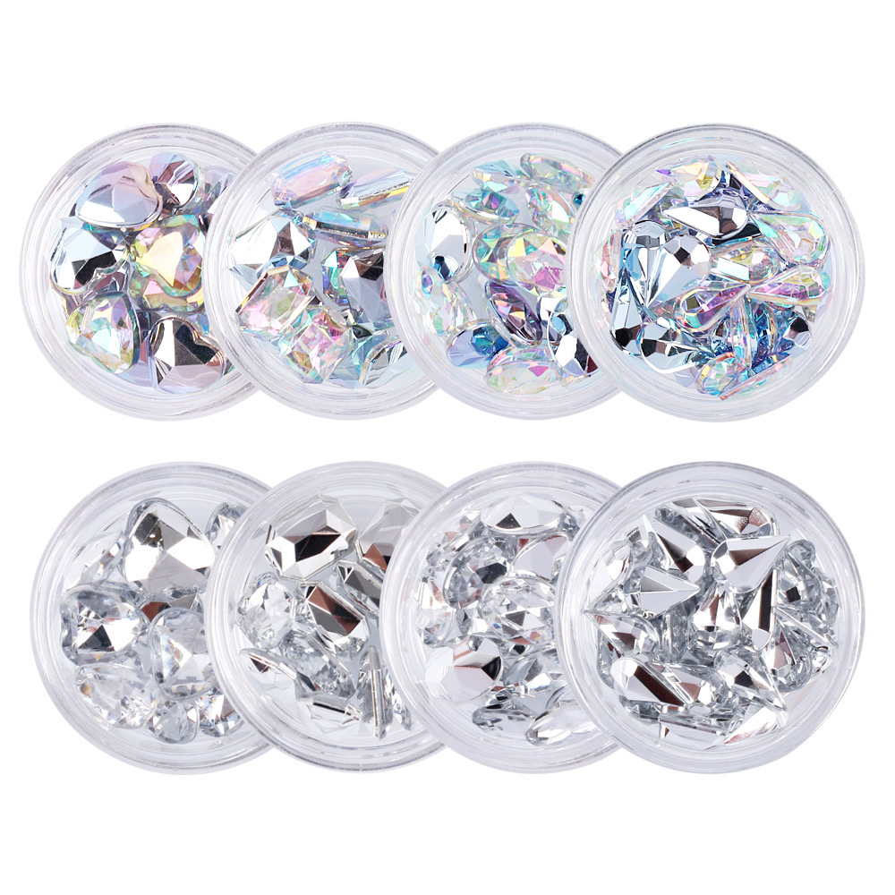 [Hàng mới về] Hộp Phụ Kiện Trang Trí Móng Tay 3D Nghệ Thuật