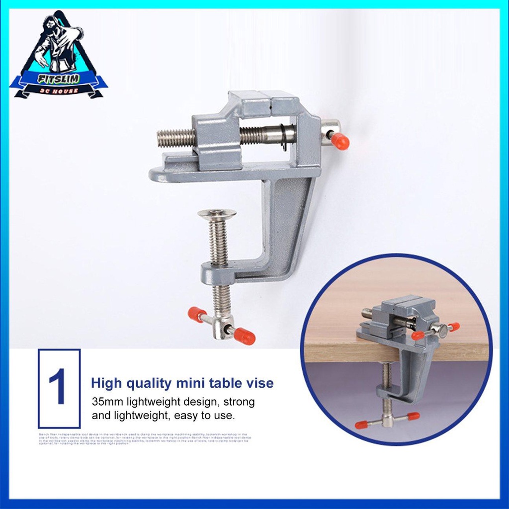 Bàn ghế bằng hợp kim nhôm 35MM Kẹp Vise Bàn ghế nhỏ Vise Bàn Vise Vise