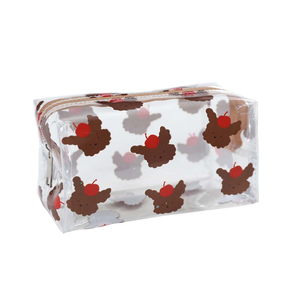 [Hàng mới về] Túi đựng mỹ phẩm trang điểm chất liệu PVC trong suốt đa năng tiện dụng