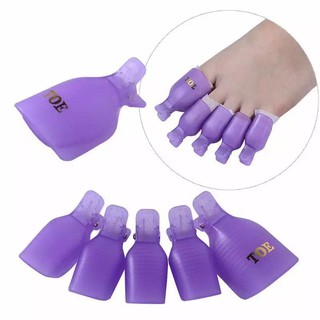 Kep chân ủ móng tháo gel , Ủ tháo móng chân (10 cái)
