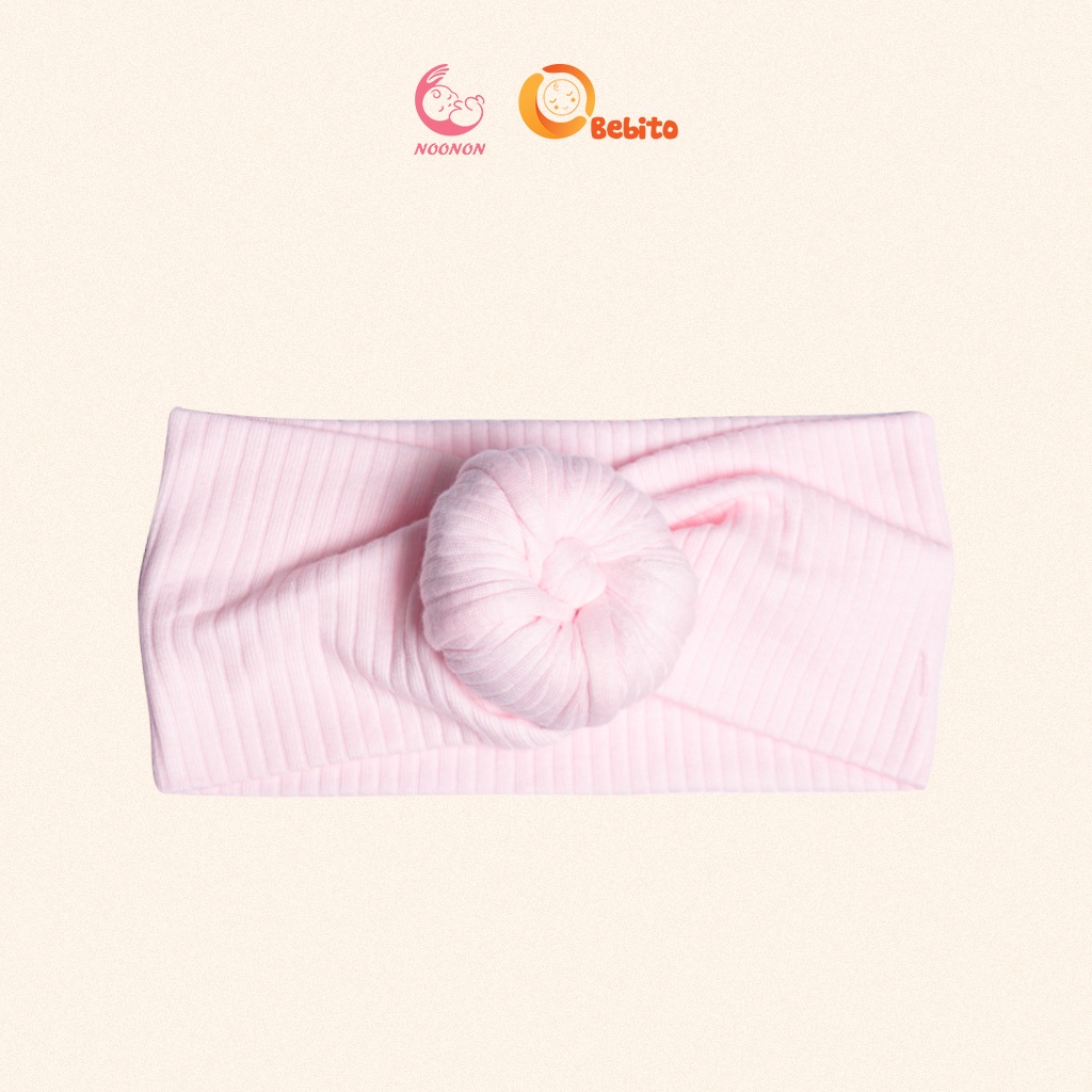 Mũ cho bé TURBAN băng đô củ tỏi cho bé gái vải premium cotton nhiều màu sắc - mã TUN11 - sp 5