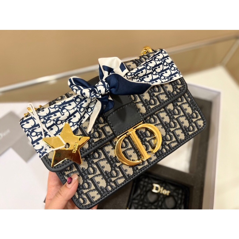 Set túi DI O R montaigne hoạ tiết fullbox