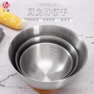Bộ 3 bát inox 304