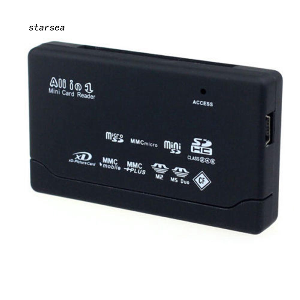 Đầu đọc thẻ SD TF CF MS Micro (M2) USB 2.0 đa năng kèm phụ kiện