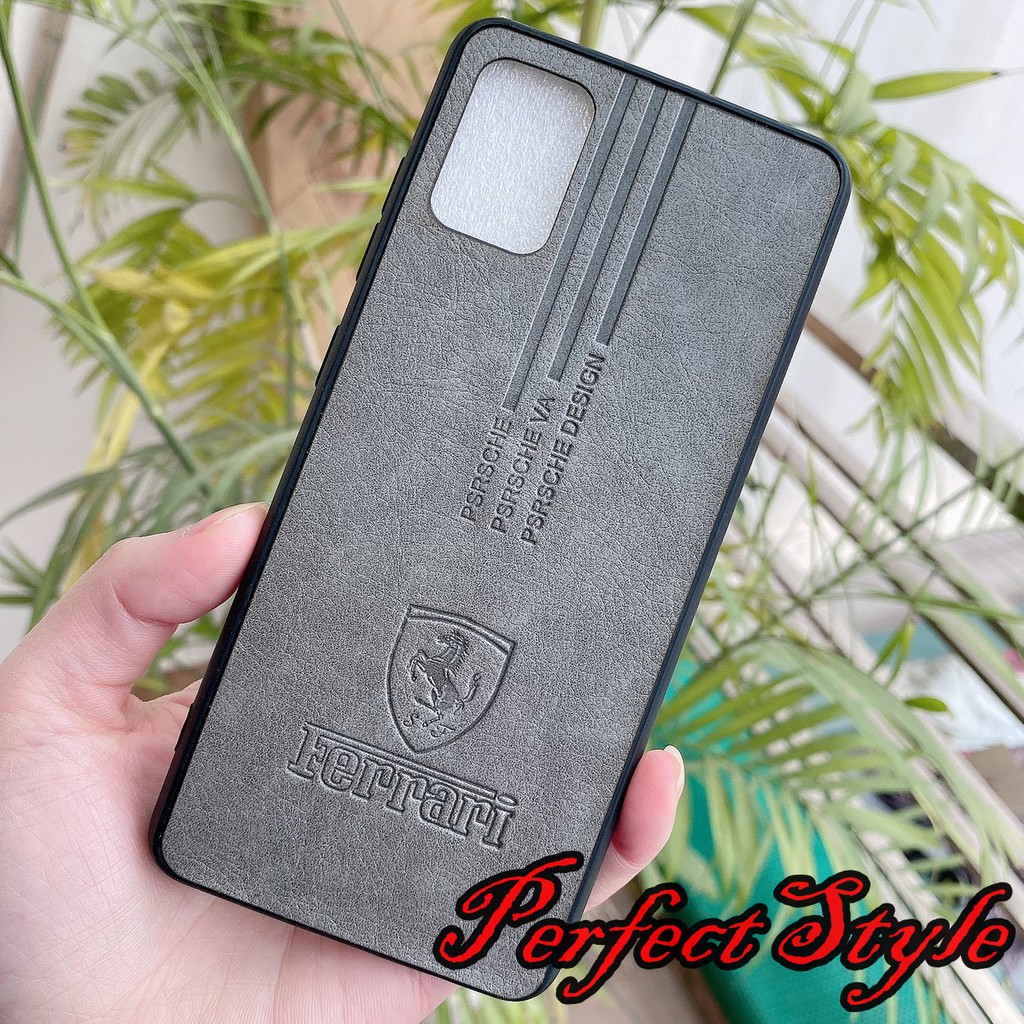 Ốp lưng da Fe rrari Xiaomi note 5 pro note 6 pro / mi 8 / mi 8 se / mi 8 pro 8lite / Poco X3 f1 / note 4x / redmi 5 plus