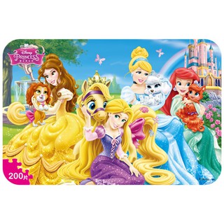Xếp Hình Puzzle 200 Mảnh Hộp Thiếc In Dập Nổi 3D - Công Chúa