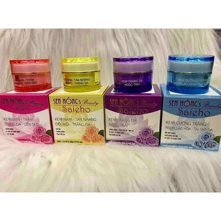 Kem Sen Hồng's Saieho chiết xuất nhân sâm và phấn hoa 12-18-30gr
