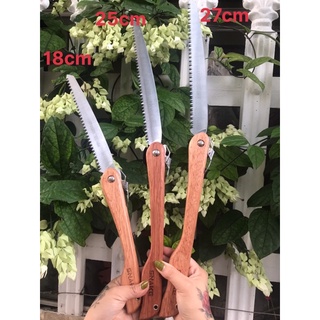 Cưa Lưỡi gấp thép trắng sk5 cán gỗ siêu sắc
