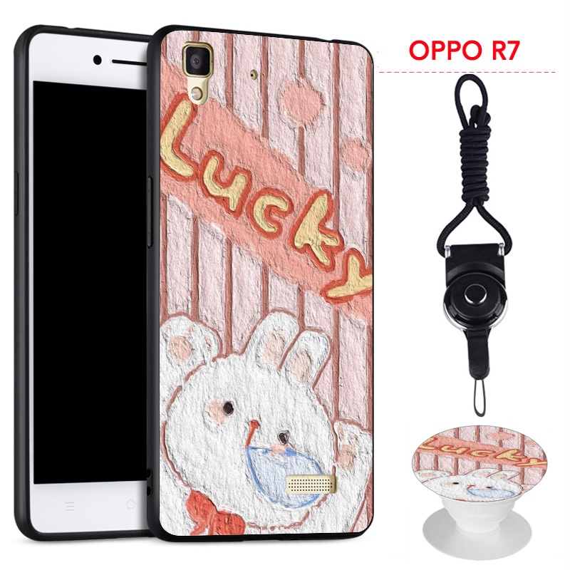 Ốp Điện Thoại Chống Sốc Kèm Dây Đeo Cho Oppo R7 / R7 Lite