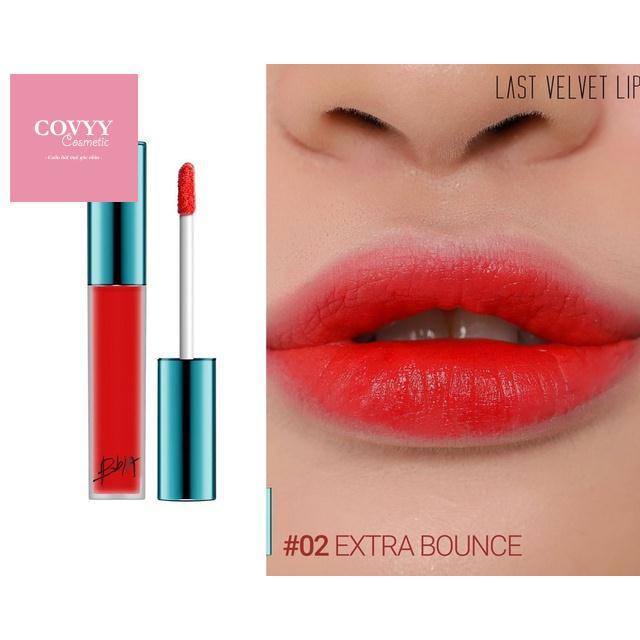 Son kem lì Bbia Last Velvet Lip Tint - 02 (Màu đỏ cam)