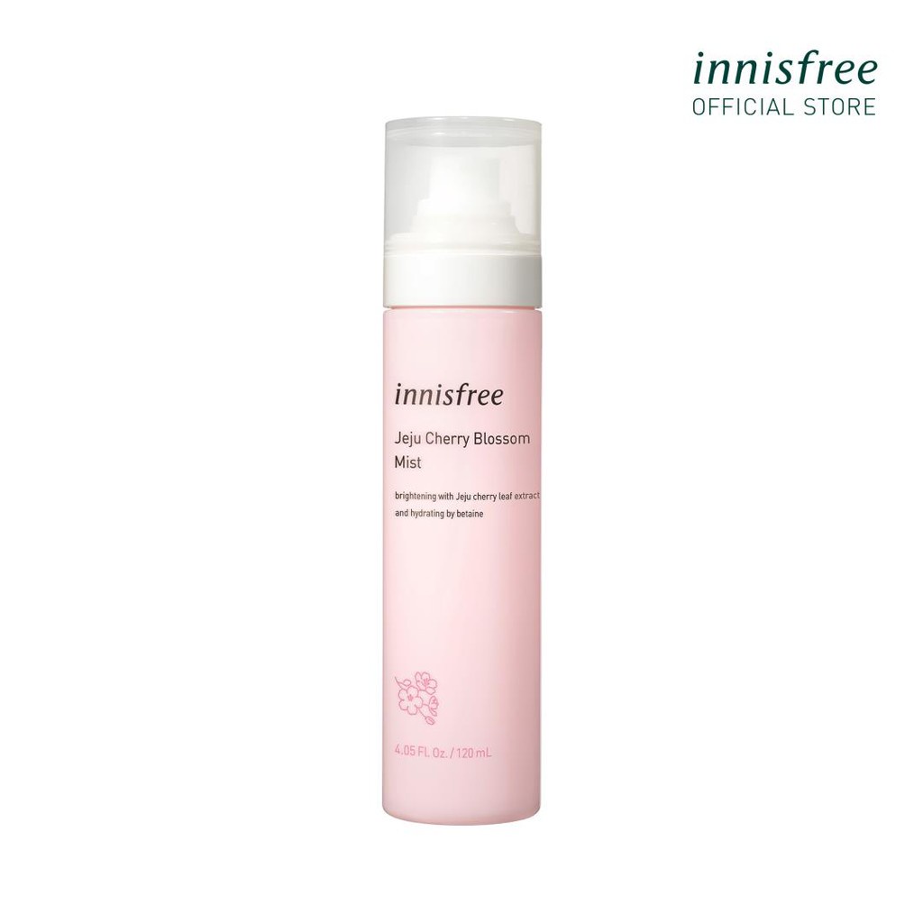 [Mã COSIF05 giảm 10% đơn 400K] Xịt khoáng dưỡng sáng innisfree Jeju Cherry Blossom Mist 120 ml