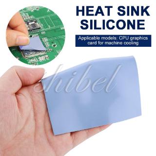 Silicone Pad Thermal Mini 100mm*100mm*1.5mm Northbridge IC Chipset Soft