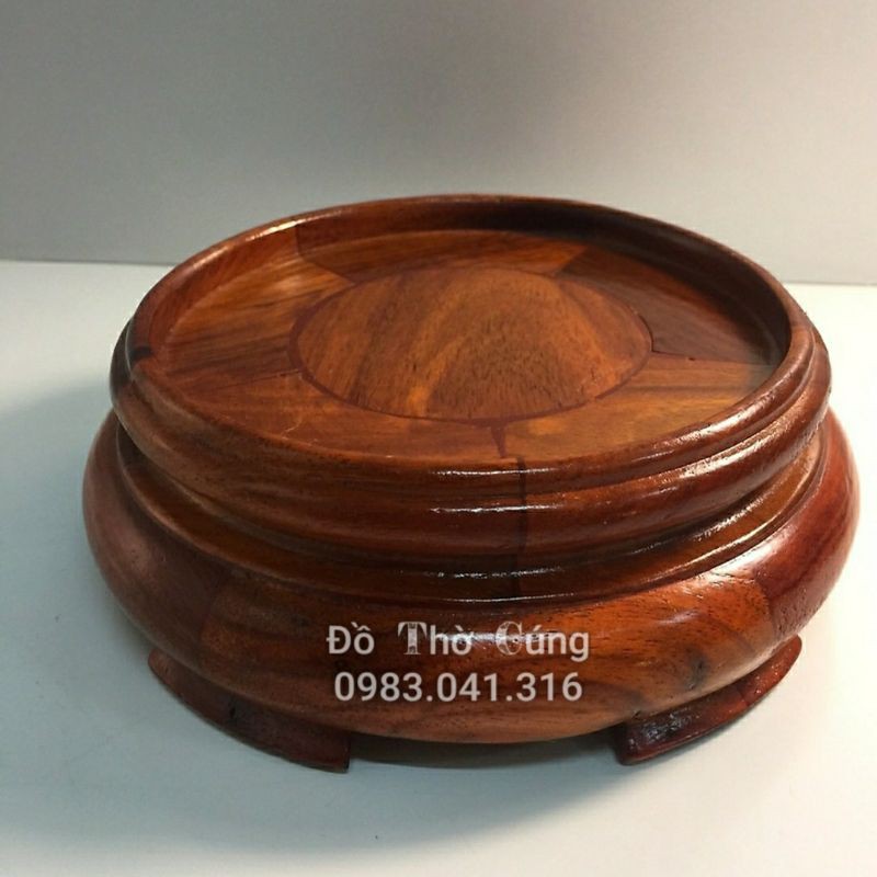 Đế kê bát nhang gỗ hương