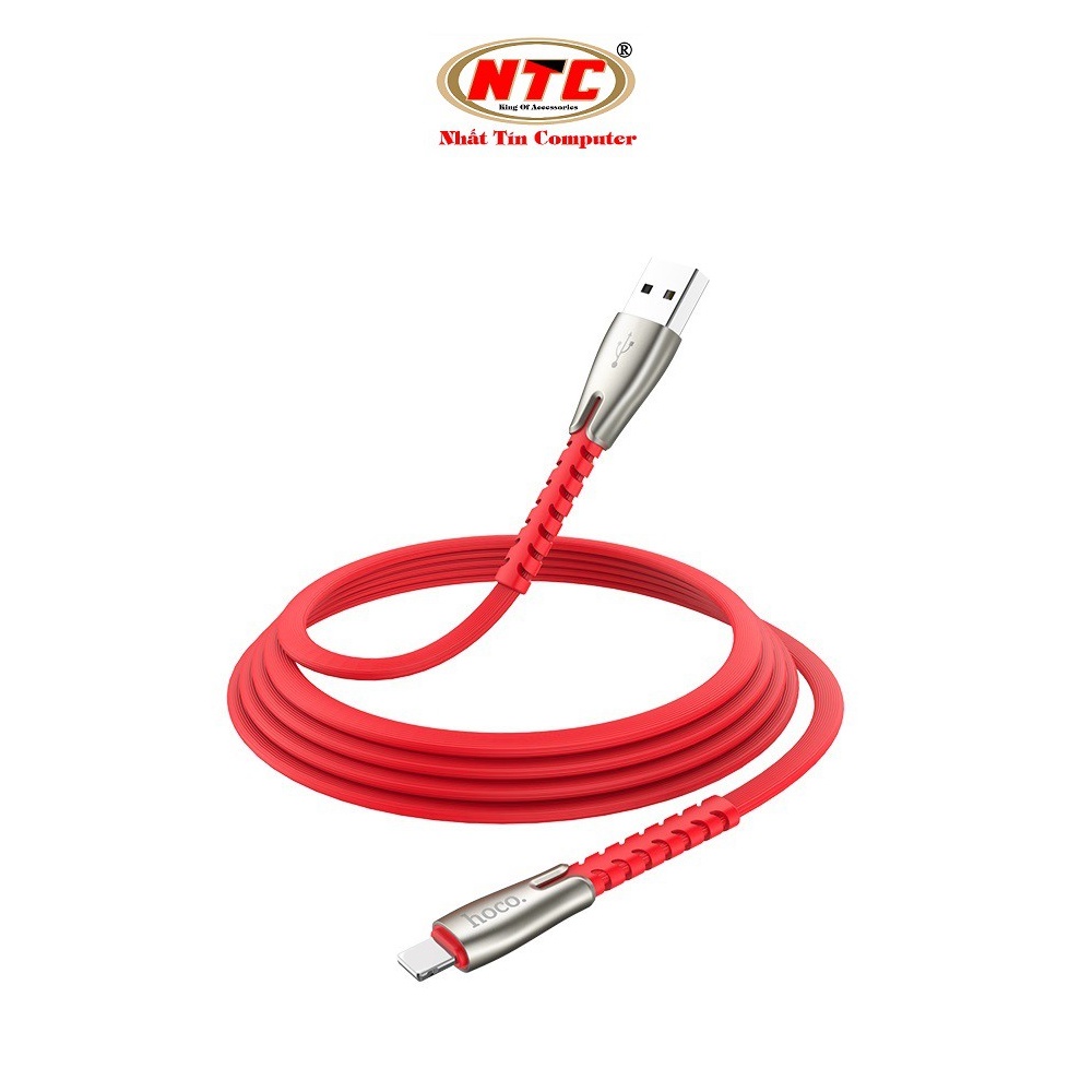 Cáp sạc và truyền dữ liệu Hoco U58 Core cổng LN max 2.4A dài 1.2M - Hãng phân phối chính thức