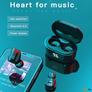 [ tại nghe bluetooth ] Bluetooth Headset A6 Digital Display TWS Wireless 5.0 Binaural Stereo In-Ear bluetooth Earphone
