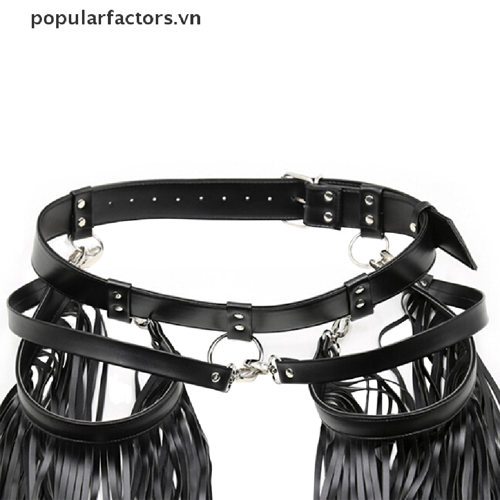 Thắt Lưng Da PU Phối Tua Rua Có Thể Điều Chỉnh Kích Cỡ