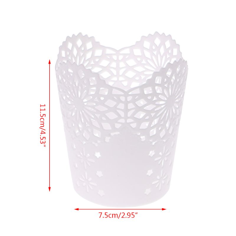 Giá đỡ bút hình hoa rỗng để bàn sắp xếp gọn gàng