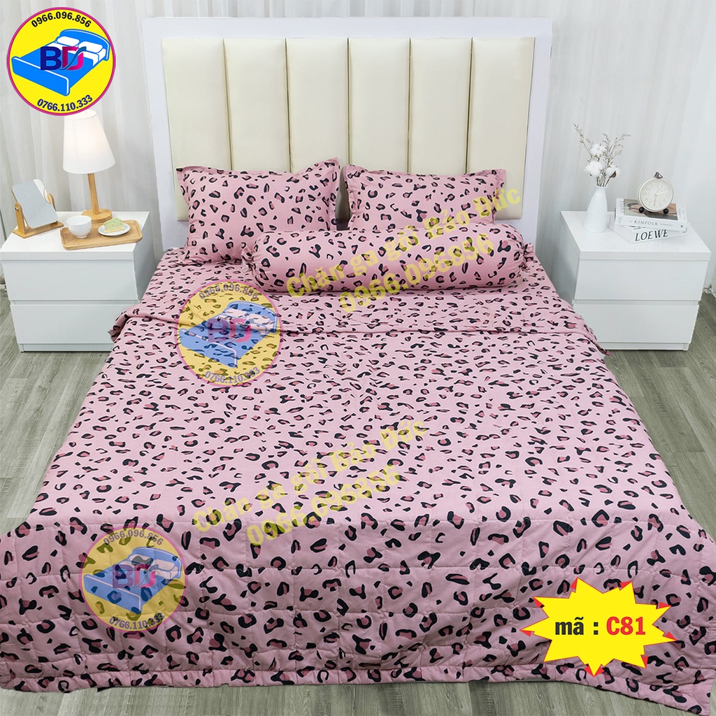 Ga trải giường chất cotton poly đầy đủ kích thước , mẫu mã đa dạng