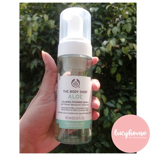 Sữa rửa mặt Tạo bọt Aloe The Body Shop