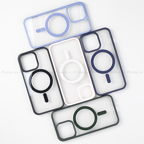 Ốp lưng  chính hãng X&M viền màu cho iP 12 Promax/ 13 Series và 14 Series