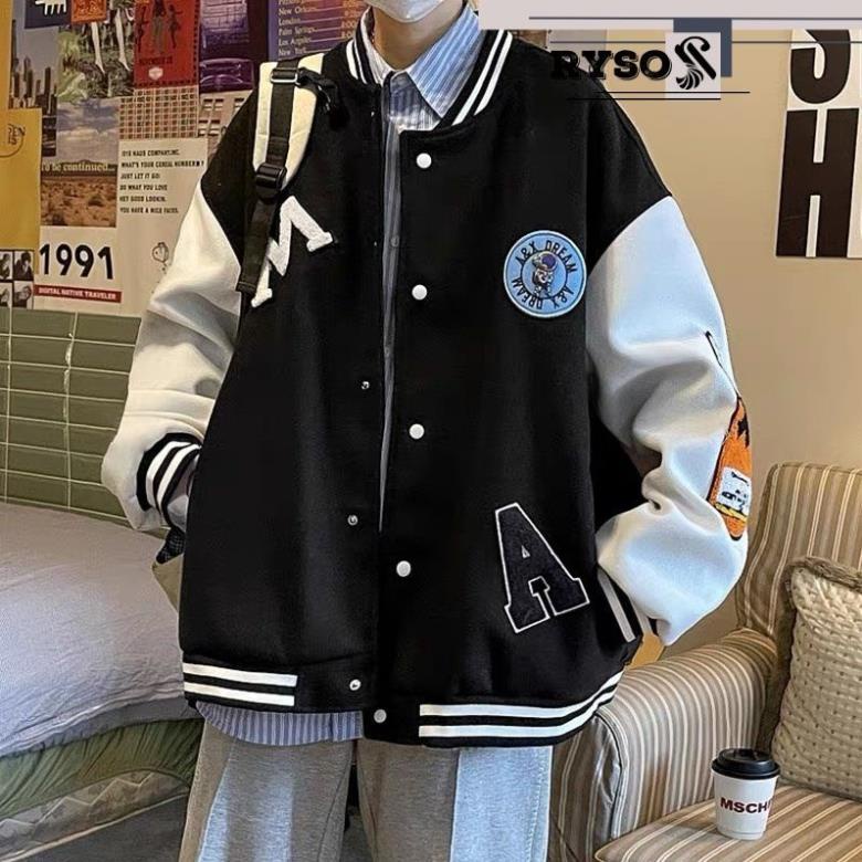 Áo khoát chống nắng bomber chữ M cực chuẩn hàng chuẩn shop-A823