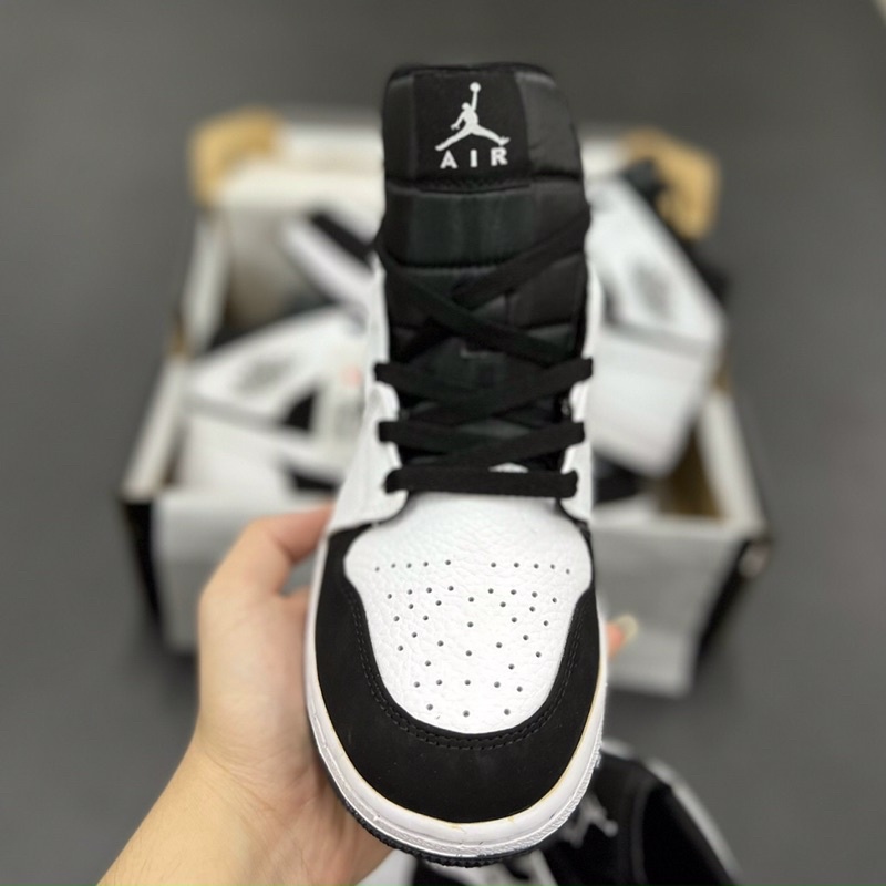 (ẢNH THẬT 1.1) Jordan Chicago Trắng Đen bản cao cấp da xịn