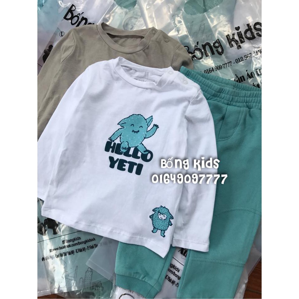 Bộ 3 Món Bé Trai Sinh Vật Yeti Chào Inextenso
