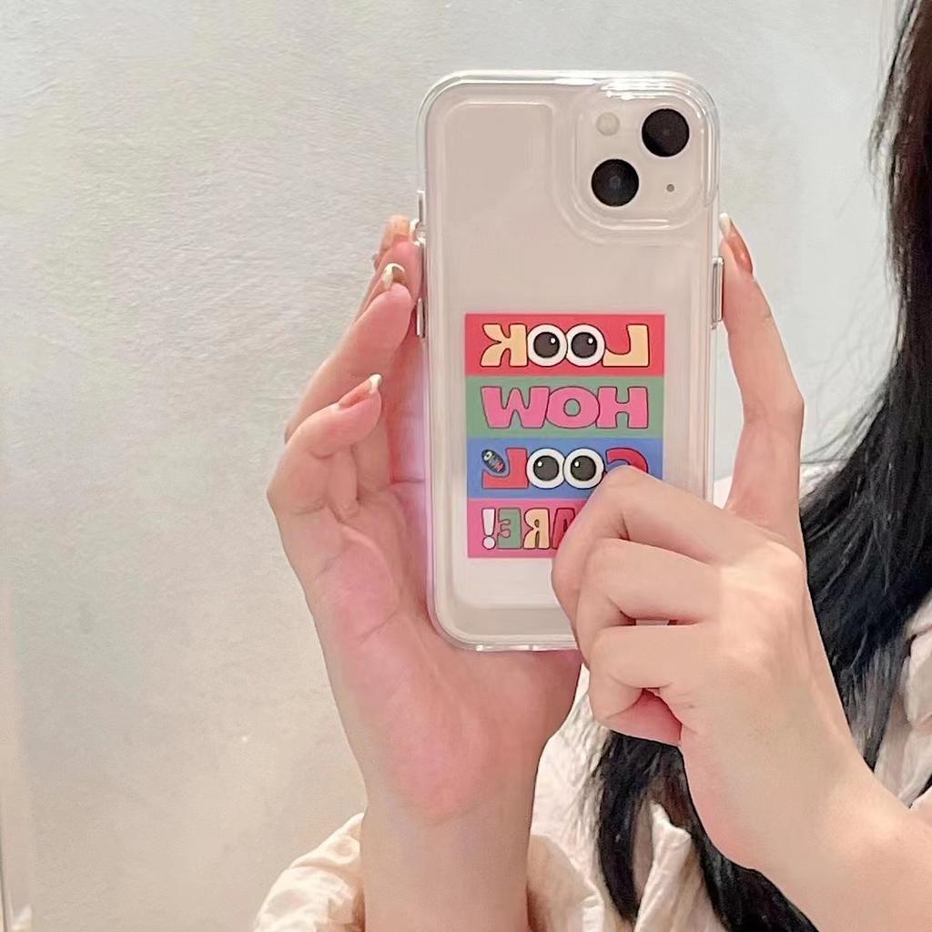 Ốp Điện Thoại Trong Suốt In Hình Nhãn Dán Cho iphone 11 13 7 8 Plus 12 13Pro Max X XS Max 7 8 SE 2020