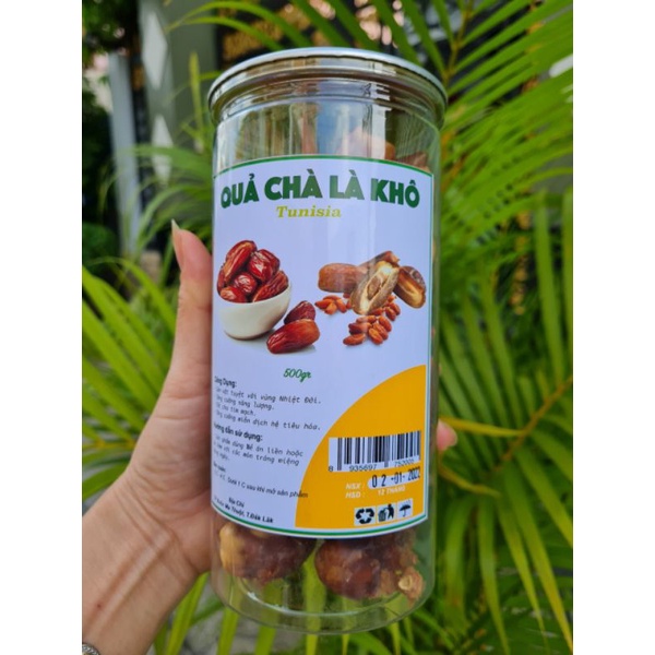 Quả chà là sấy khô lon 500g