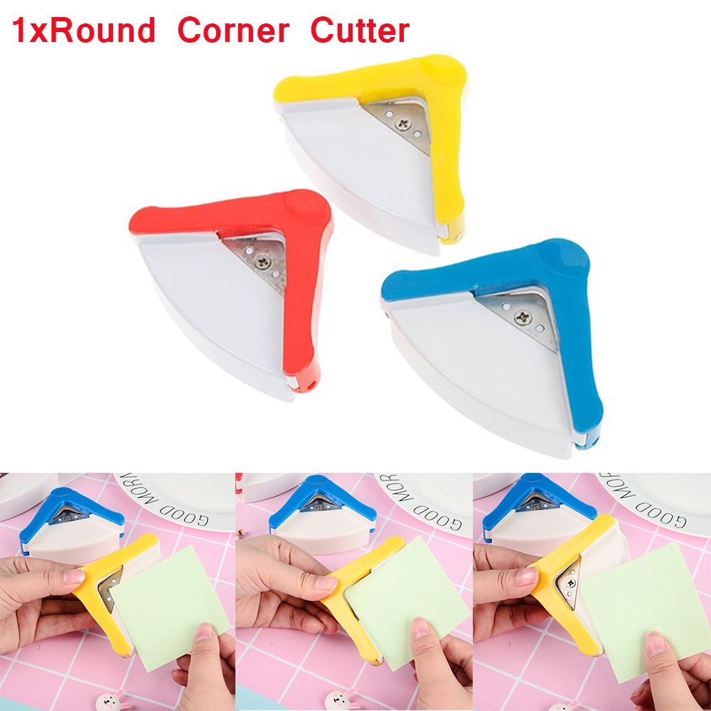 KENTON Office Paper Puncher R5mm Stationery Paper Cutter Rounder Cutter Tool Manual Round Corner Trim Photo Punch