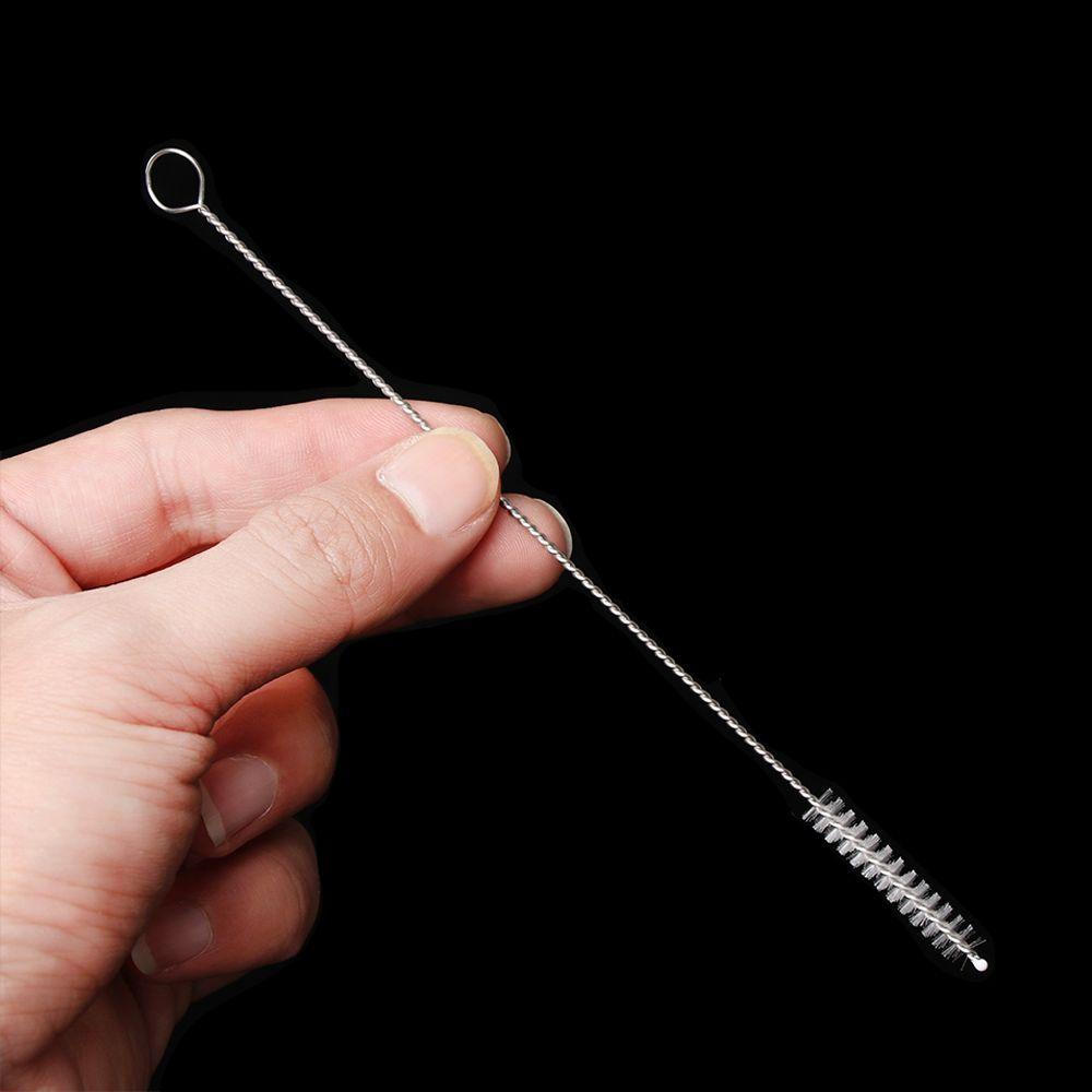 Set 1 / 5 Cọ Rửa Chai Lọ Bằng Thép Không Gỉ Tay Cầm Mềm Mại Tái Sử Dụng