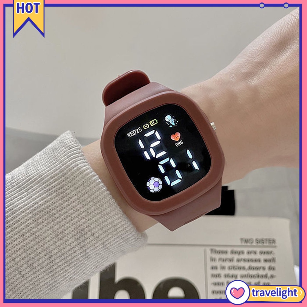 Đồng Hồ Đeo Tay Điện Tử Chống Sốc Chống Mòn Dành Cho Học Sinh