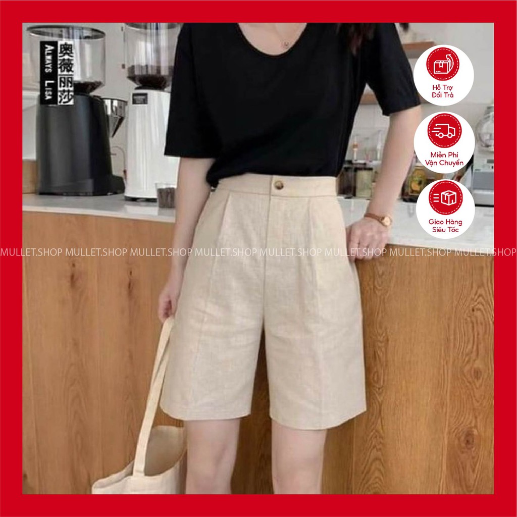 Quần Short Đũi Xuất Hàn Không Nhăn Lưng Chun BigSize đến 70kg Siêu Hottrend