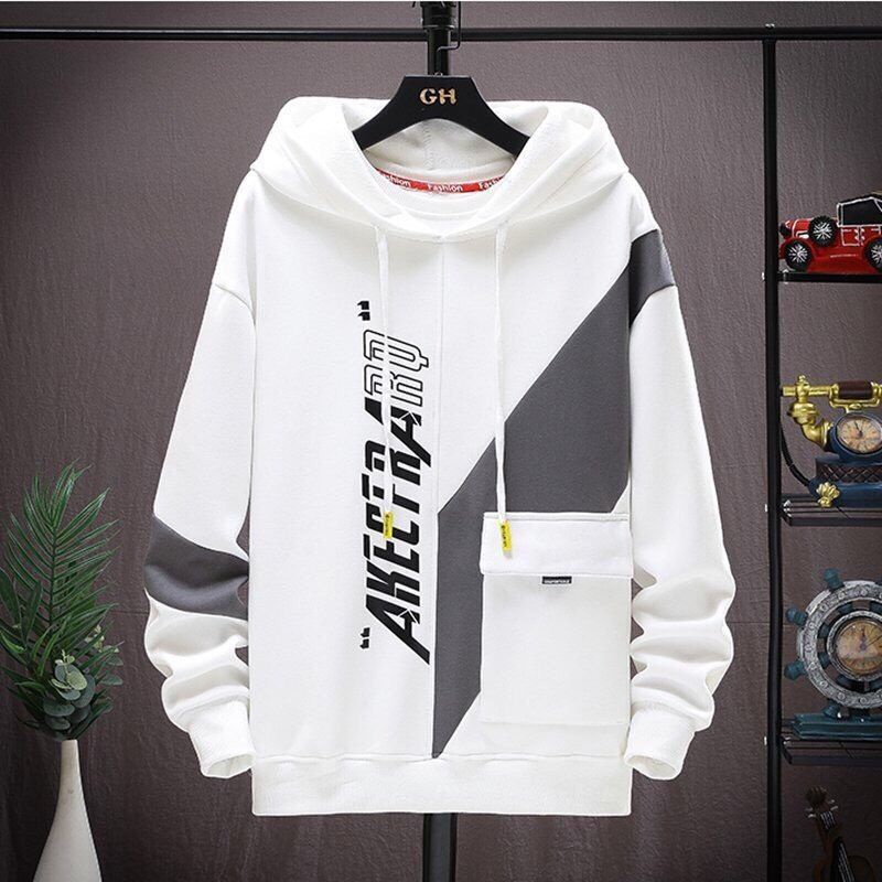 Áo hoodie nam có nón form rộng, mẫu áo khoác nỉ chui đầu in nhiều hoạ tiết thời trang hàn