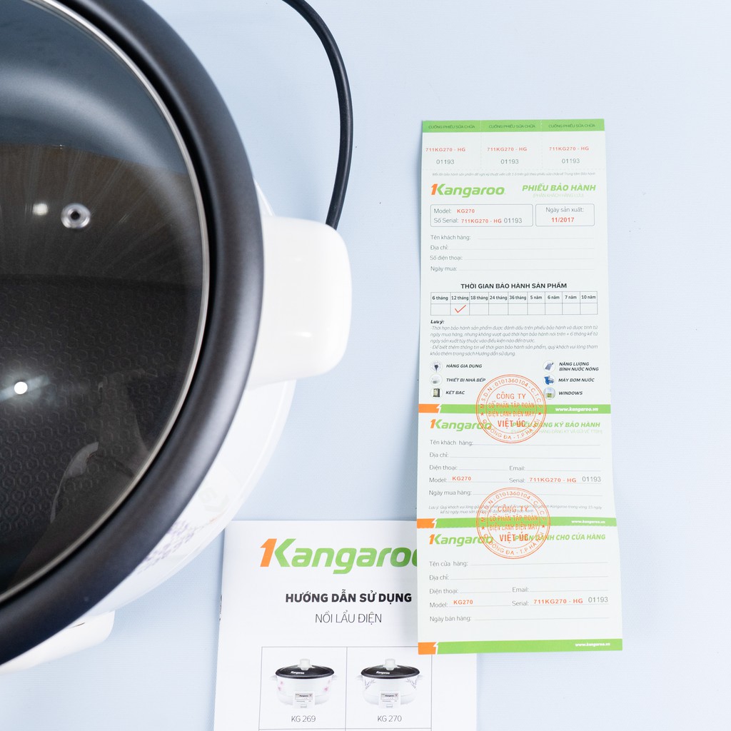 Lẩu điện Kangaroo KG270 - 3 Lít