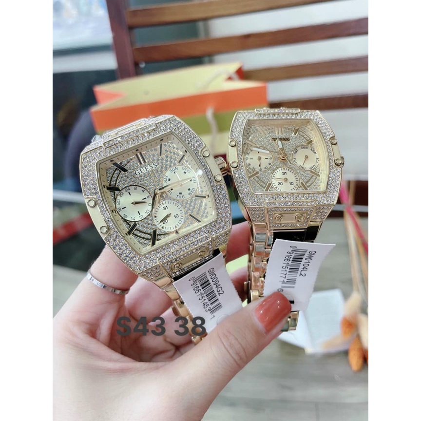 Đồng Hồ Nam Guess Crystal Accented GW0094G2
