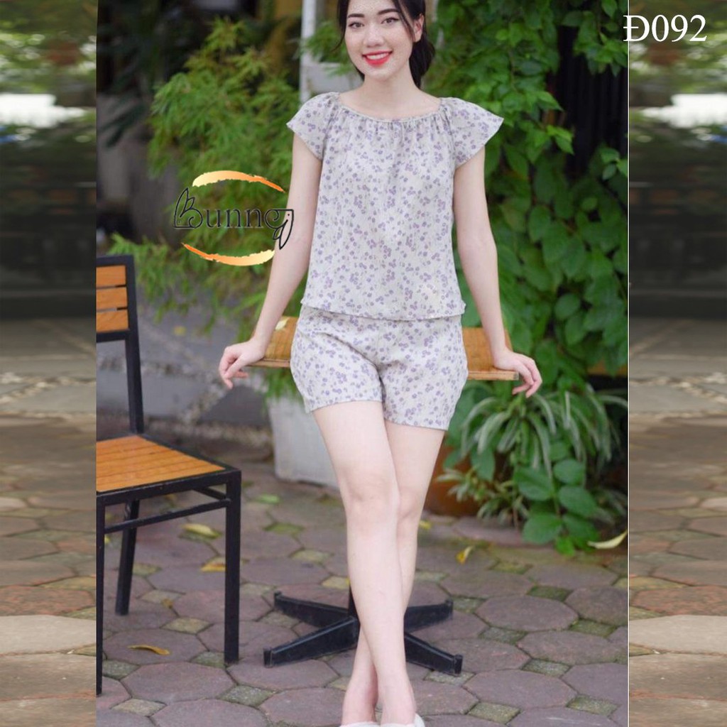 Bunnysky_Đồ bộ mặc nhà nữ, Đồ bộ mặc nhà quần đùi đẹp