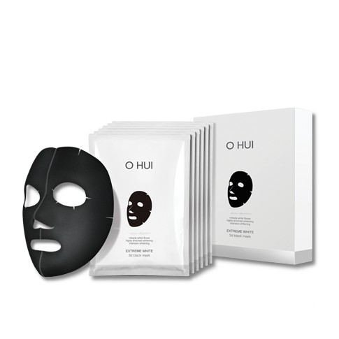 【Mai Phương Ohui】Mặt Nạ Dưỡng Trắng Da Ohui Extreme White 3D Black Mask 6c