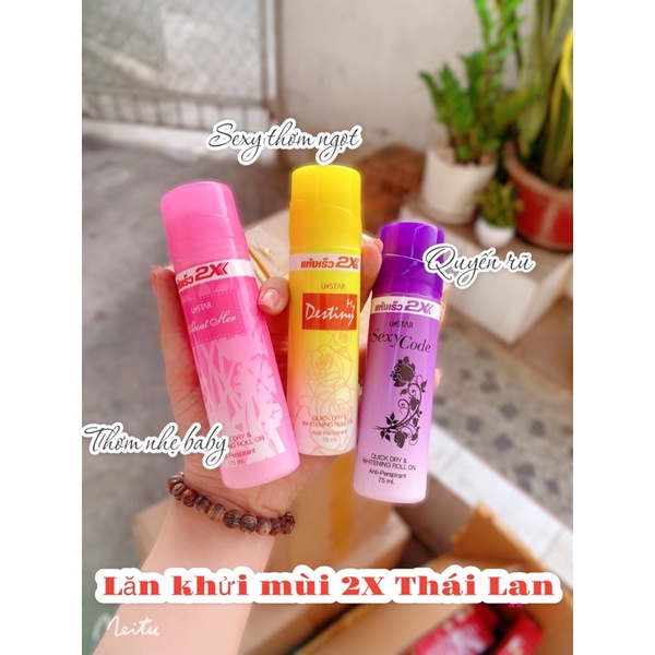 Lăn khử mùi 2X Thái Lan