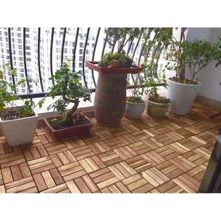 Sàn Gỗ Ban Công Sân Vườn