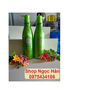 Cặp dầu gội xả trà xanh care green tea 750ml * 2 chai