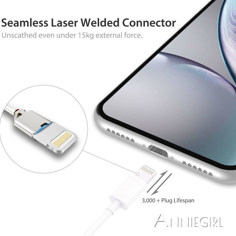 Dây cáp sạc USB Lightning chứng nhận MFi cho Iphone 11/11 Pro/11 Max/X/Xs Max/Xr/8+/7/6/Se Ipad/Ipad Air/Mini 5/4/3/2