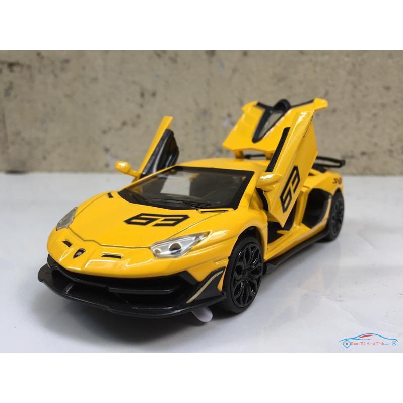 ​Mô hình xe Ô TÔ Lamborghini Aventador SVJ tỷ lệ 1:32