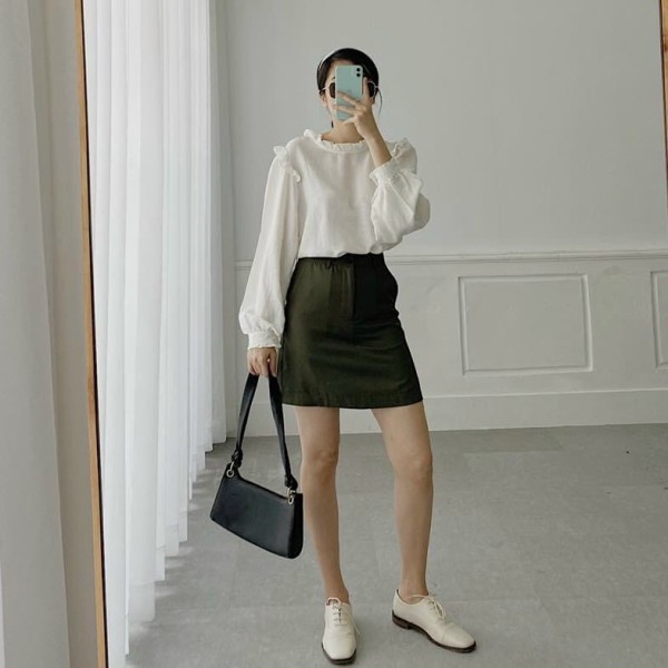 Chân váy trơn cơ bản