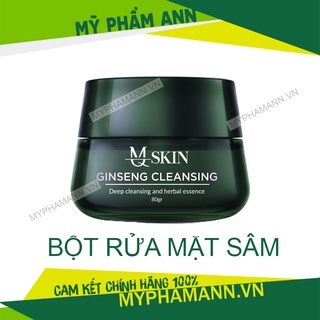 Bột Rửa Mặt Nhân Sâm MQ SKIN phiên bản mới Ginseng Cleansing chính hãng MQSKIN - 8936117150388