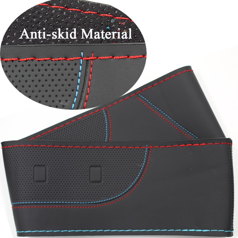 Vỏ Bọc Vô Lăng Xe Hơi Chất Liệu Da Kích Thước 38Cm 15 inch Phù Hợp Với Bốn Mùa