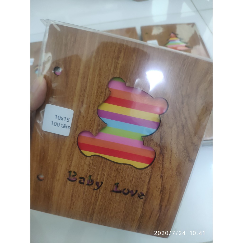 Album  bìa gỗ (100 ảnh10x15cm)