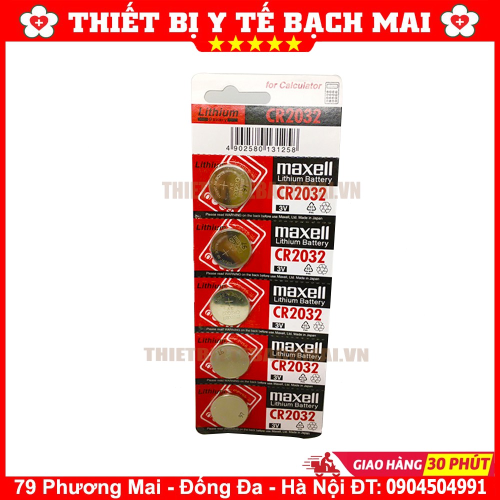 Pin Máy Đo Tiểu Đường, Nhiệt Kế, Cân Điện Tử MAXELL CR2032